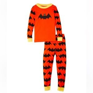 NWT Hanna Andersson Halloween Bat Long John PJs Sizes 140/10